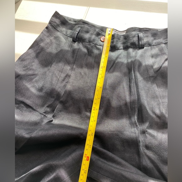 Kenar 100% Linen Shorts Black Size 10 - Picture 13 of 13